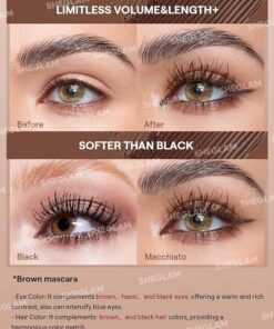 ⁦ماسكارا دبل لتكثيف الرموش والطول من شي جلام،⁩ - الصورة ⁦2⁩